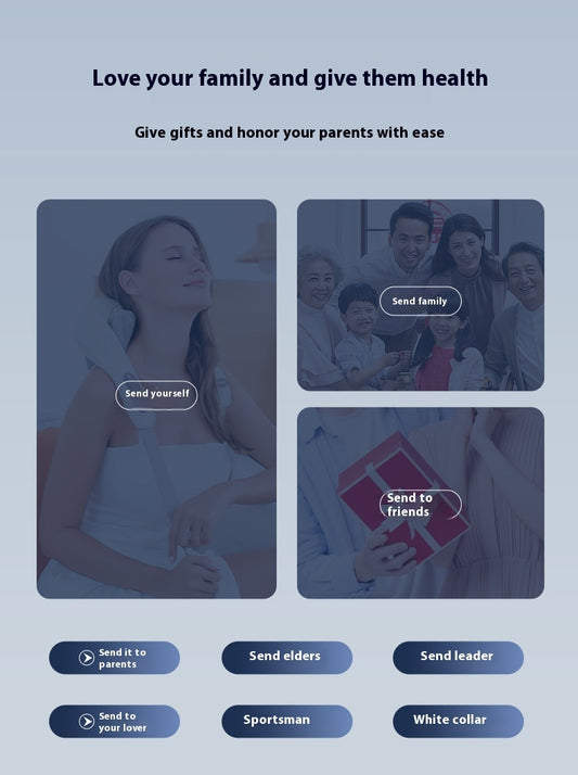 Neck Massager Back Waist Massage Instrument Multifunctional